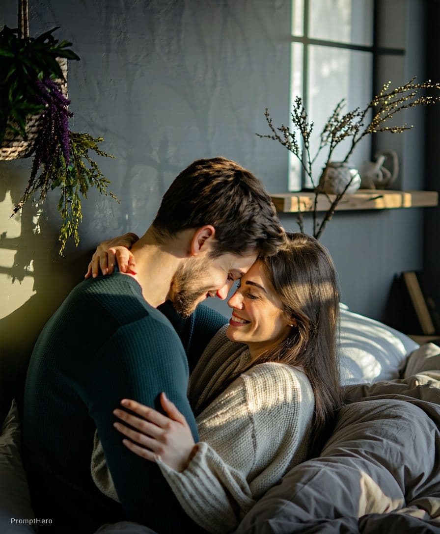 AI generated: couple sex in bad