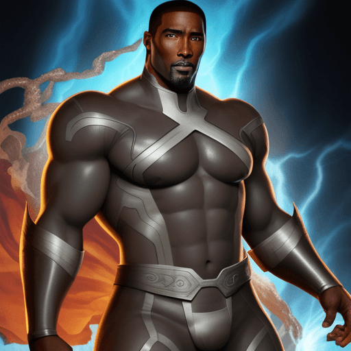 AI generated: morris chestnut as colossus from the x-men