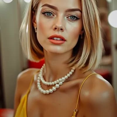 AI generated video: "Image is a high resolution portrait style photograph captured with a Sony A1 50.1 MB camera using a...