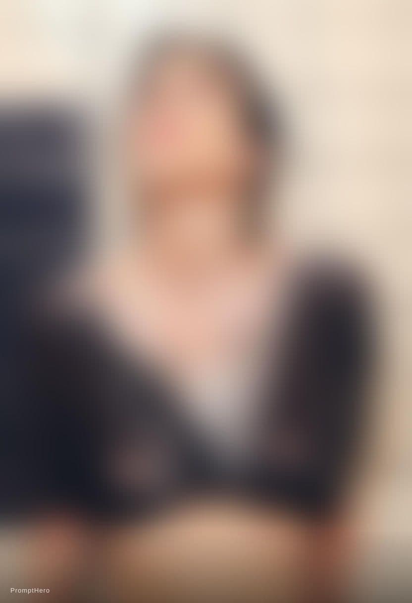 AI generated: The image shows an adult woman in a tiled shower area. She is wet and covered with soap suds across ...