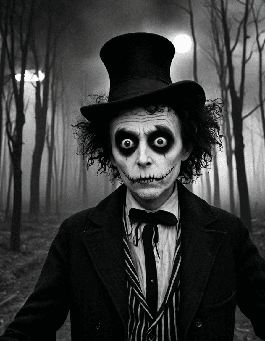 AI generated: tim burton style