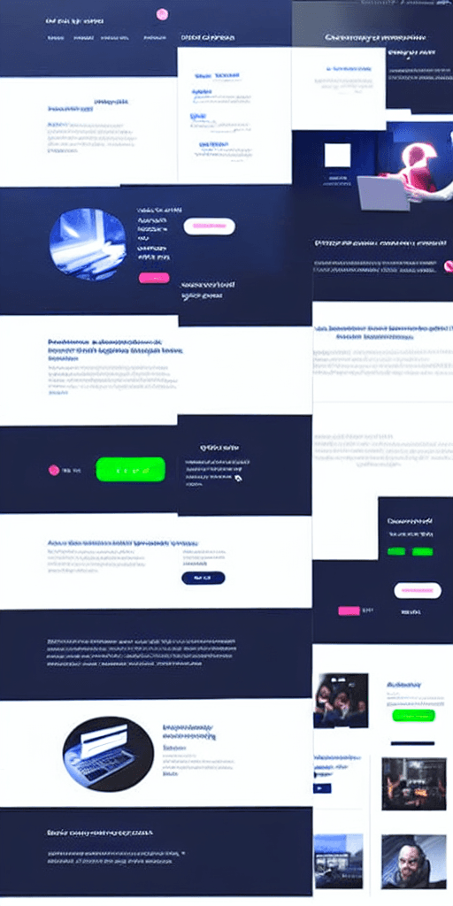 AI generated: ui/ux, design, web site