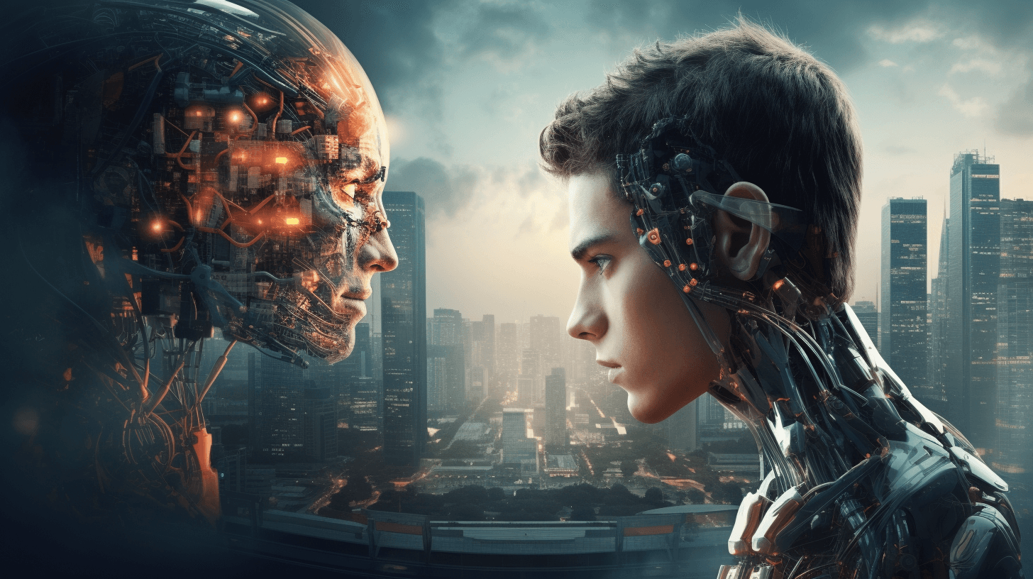 AI generated: Artificial intelligence taking over the world --ar 16:9