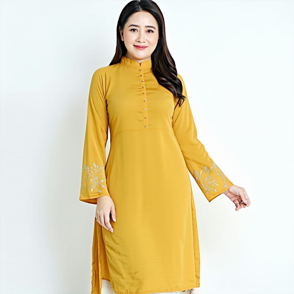 AI generated: A woman wearing Malaysian Baju Kurung