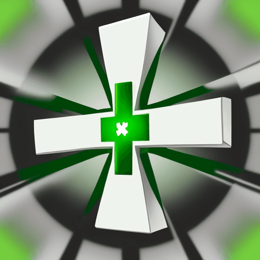 AI generated: green cross of pharmacist