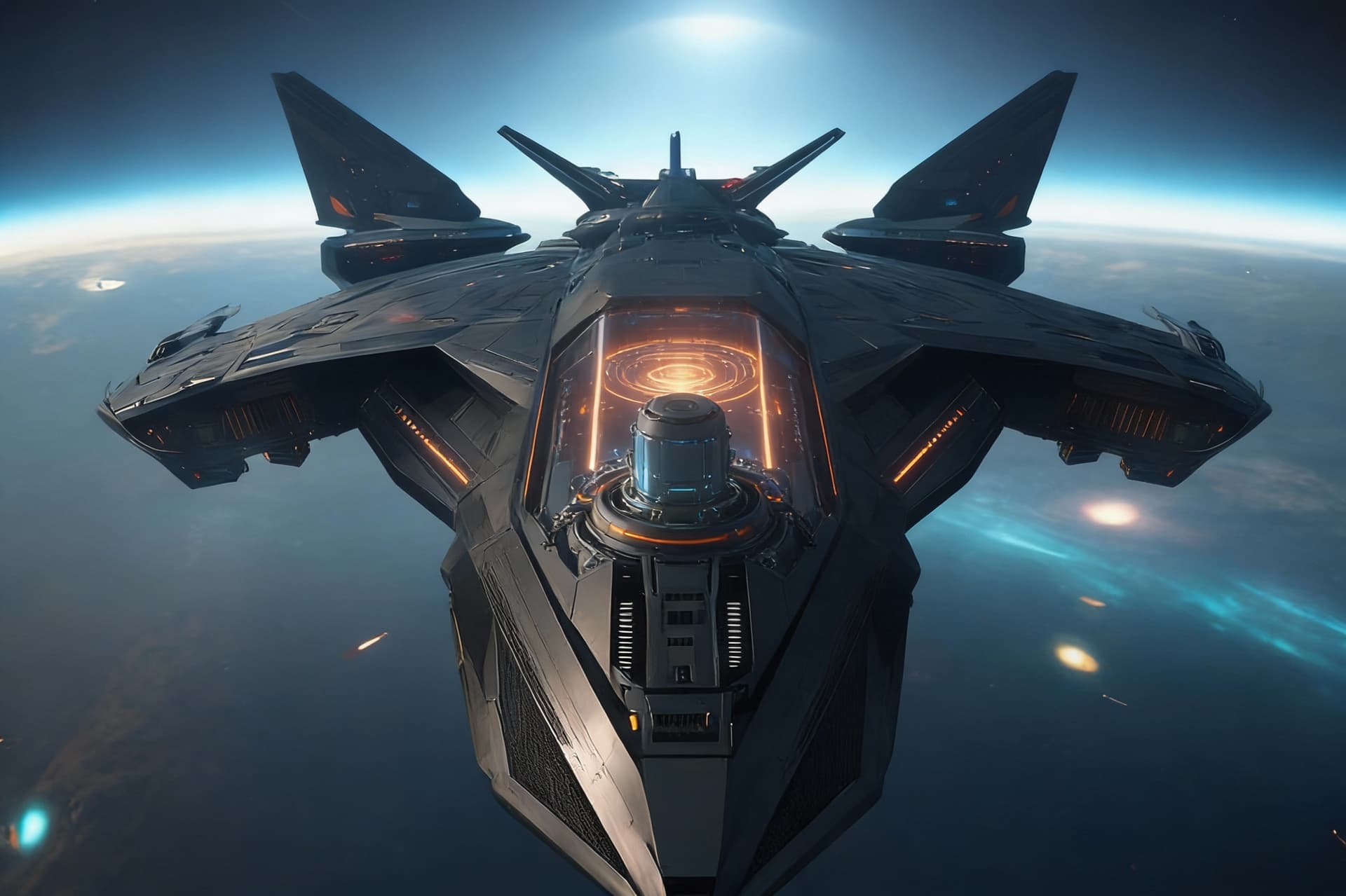 AI generated: There is no reference. Create a Sci-Fi Starship component and chamber that best describes the... 

S...