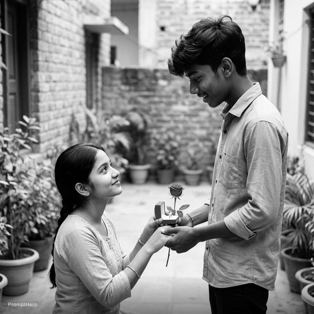 AI generated: Add a girl friend with propose 