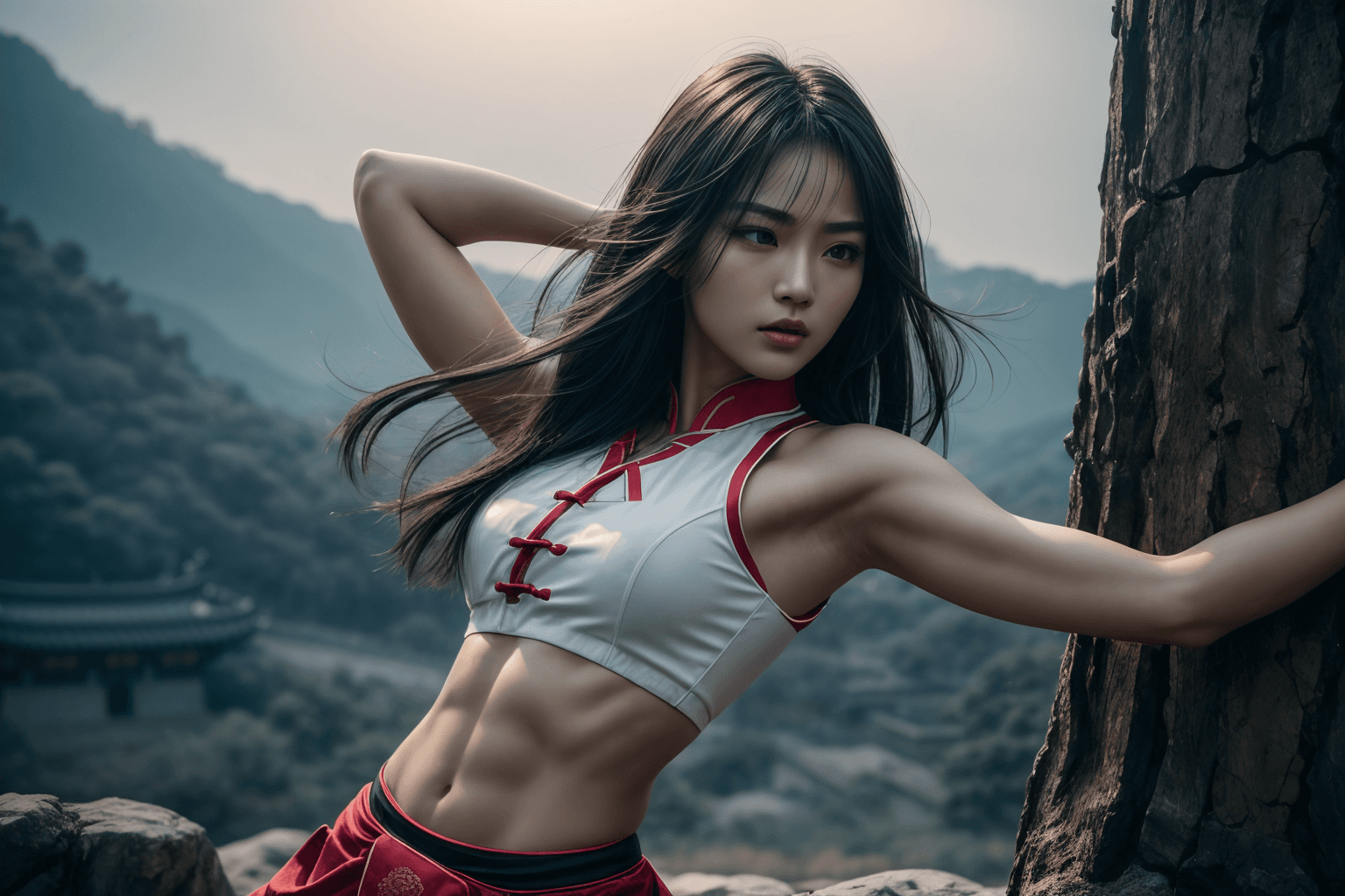 AI generated: ((masterpiece)), ((best quality)), extremely detailed cg 8k wallpaper, bright colors, Dramatic light...