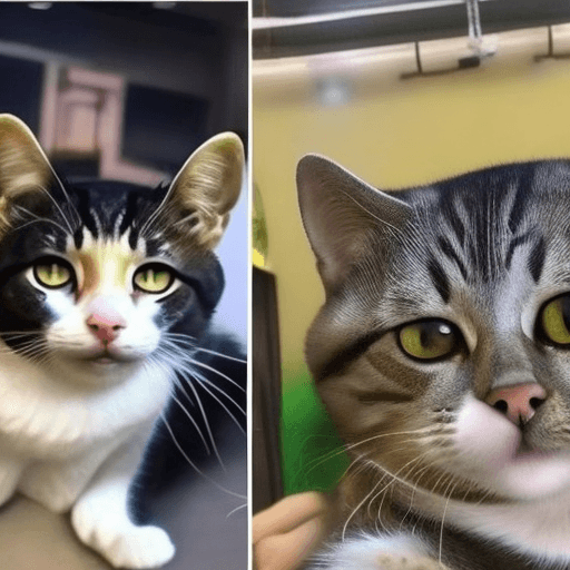 AI generated: gambar realistis kucing mengenakan seragam polisi