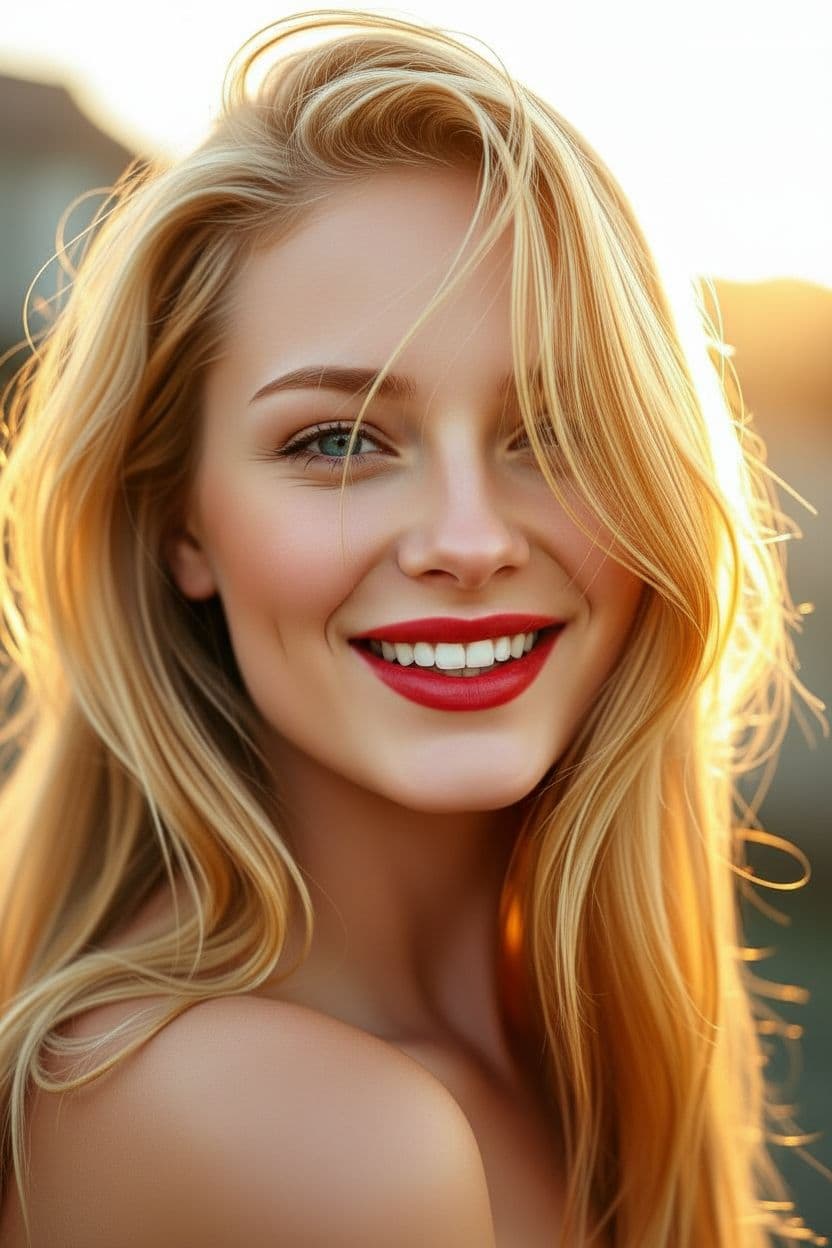 AI generated: "Image is a high resolution full-hight vertical close-up portrait photograph of a lithe supermodel, ...