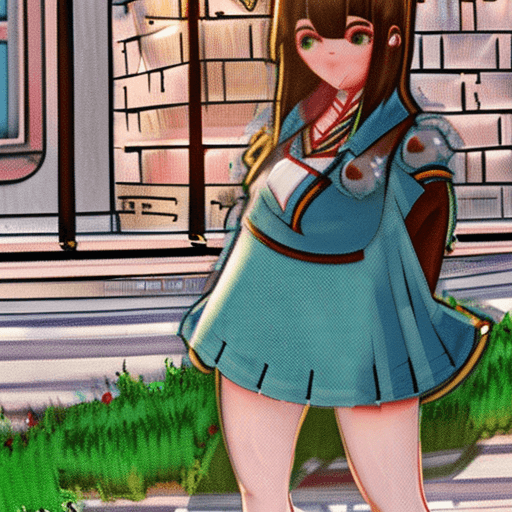 AI generated: art by dagasi, (((best quality))), solo, (furry), cat ears, long hair, ((pure cyan fur)), (body fur)...