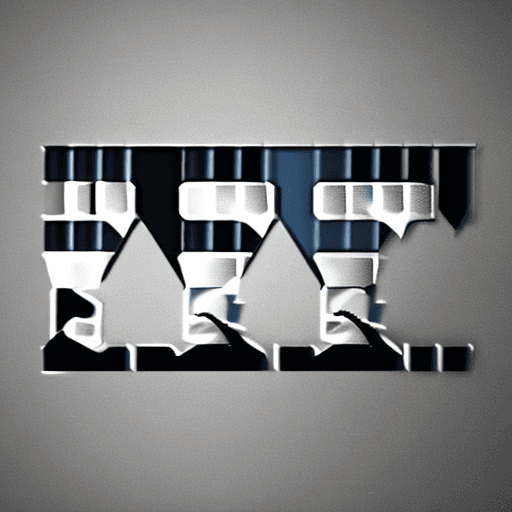 AI generated: create logo for tech company containing Diamond and bar code , simple