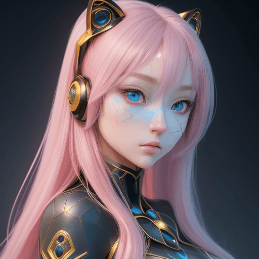 AI generated: beautiful, cute, mysterious, my ai girlfriend perfect in every way with a perfectly beautiful twist,...