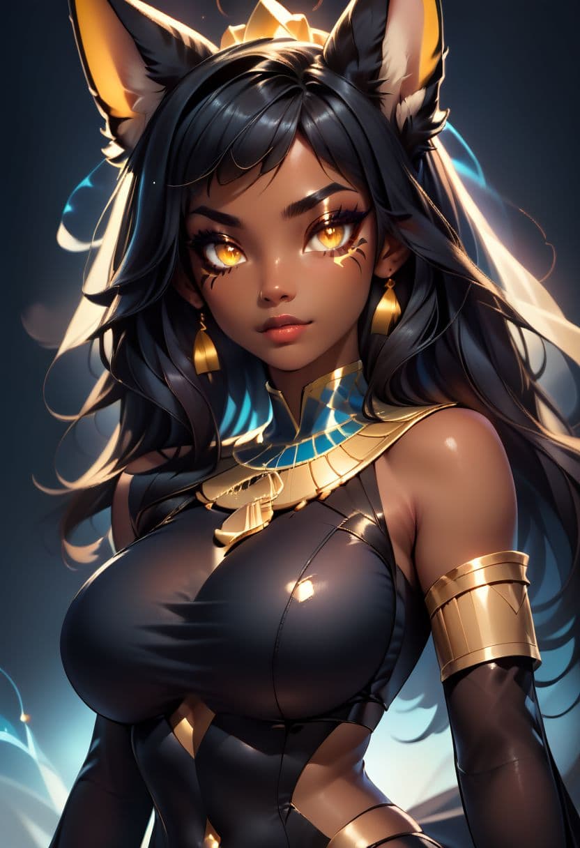 Egyptian Goddess Anubis (Citron Original Character)  [ZIT & IL & Pony]