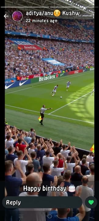 AI generated video:  Stadium cam