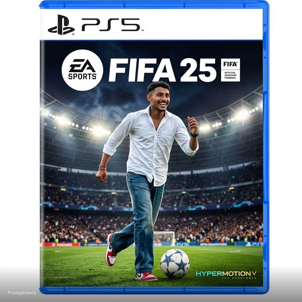 AI generated: generate FIFA cover