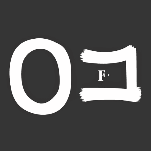 AI generated: a simple logo of the letters Fu and F side by side , simple , just F and F