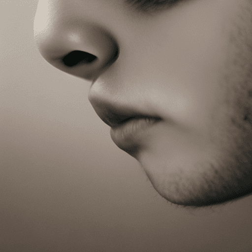 AI generated: Ultra-realistic photograph of a young man with a dynamic expression, captured with a Fujifilm GFX 10...