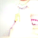AI generated: Chubby blonde girl in a simple cotton dress