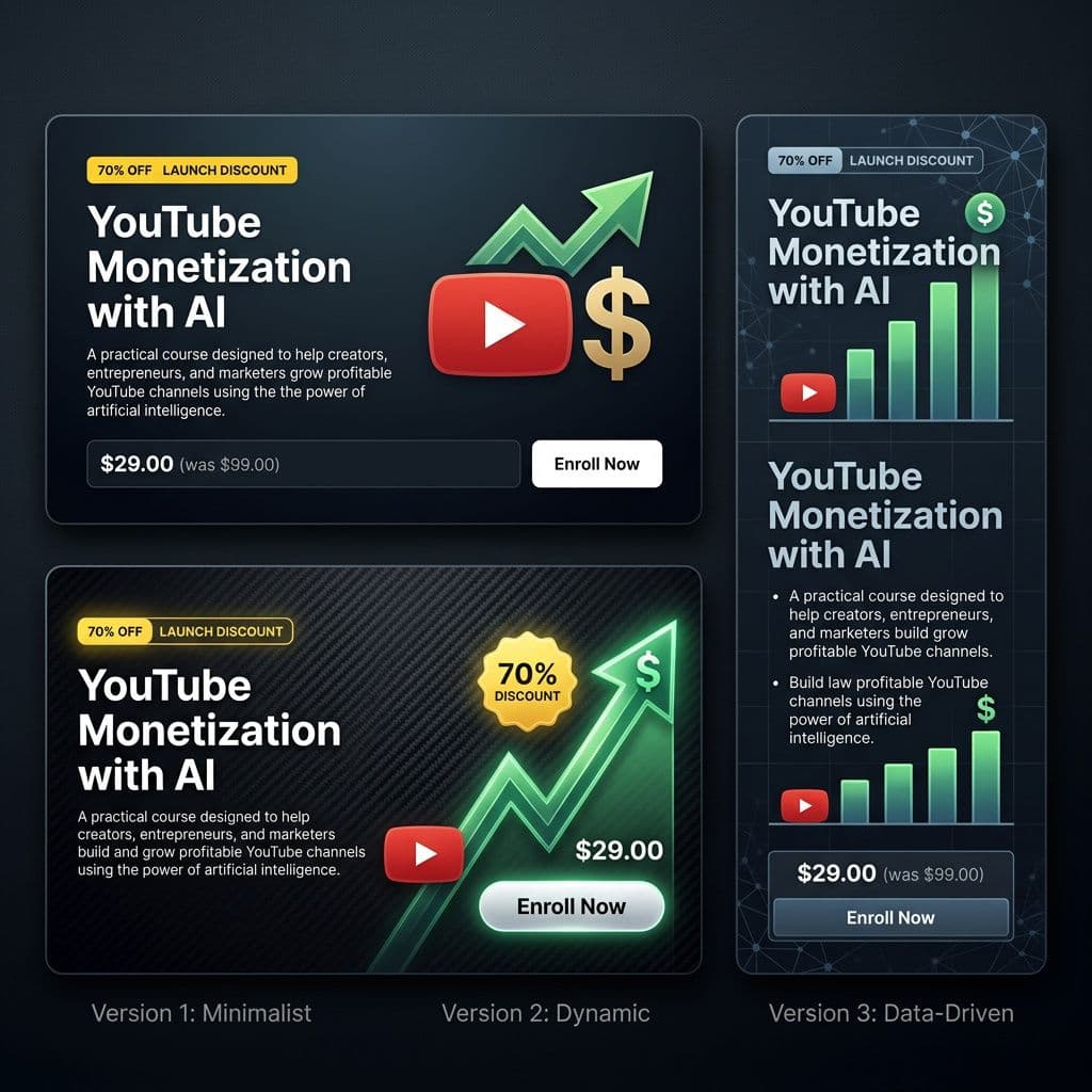 AI generated: Create diferent profesional versions