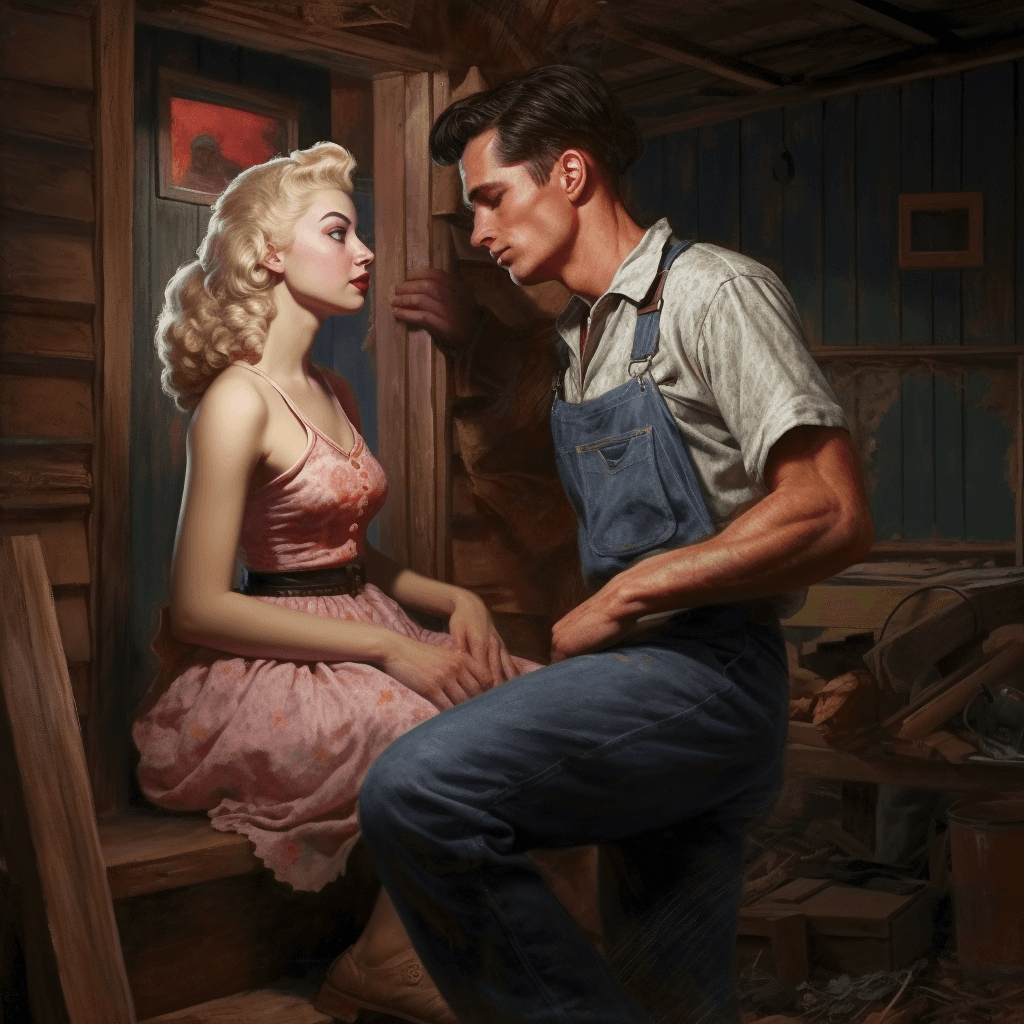 AI generated: hillbilly love
