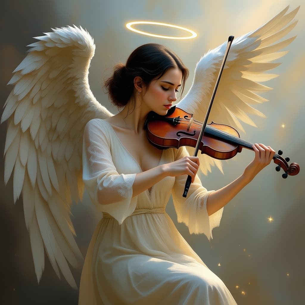 AI generated: angel musical