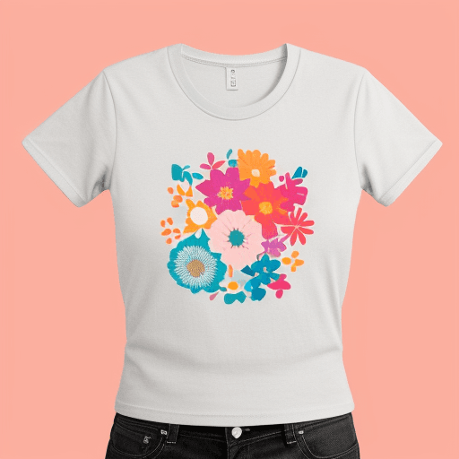 AI generated: Aesthetic Flowers :: retro design pattern :: multi-color :: simple --ar 2:3 --quality 2  --s 750 :t-...