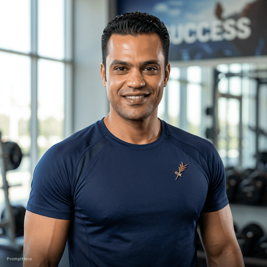 AI generated: fitness glow up — athletic build, healthy glow, workout wear, energetic vibe