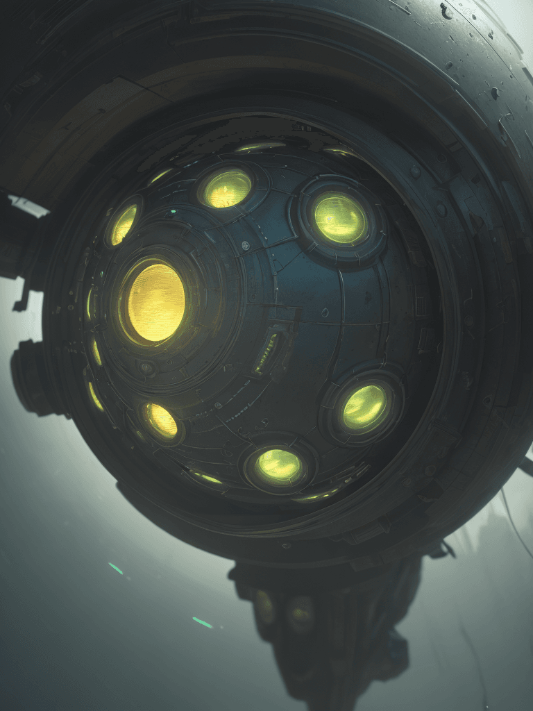 AI generated: Photo of a ultra realistic atom cell, dramatic light, cinematic lighting, battered, low angle, trend...