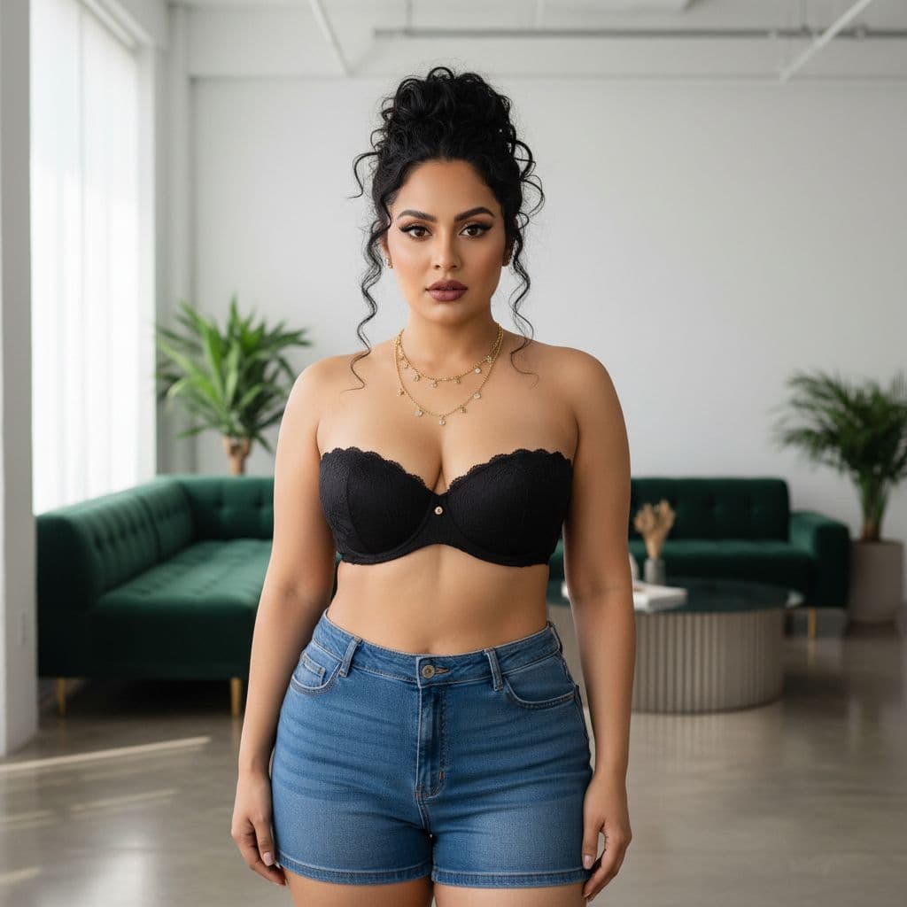AI generated: full body view  of most beautiful women in her 30s as most beautiful indian realstic girl with plus ...