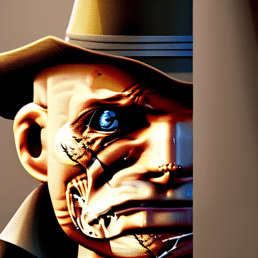 AI generated: A cowboy with badass looking, damaged outfitt, angry face, wound on face and hand, realistic, 4k