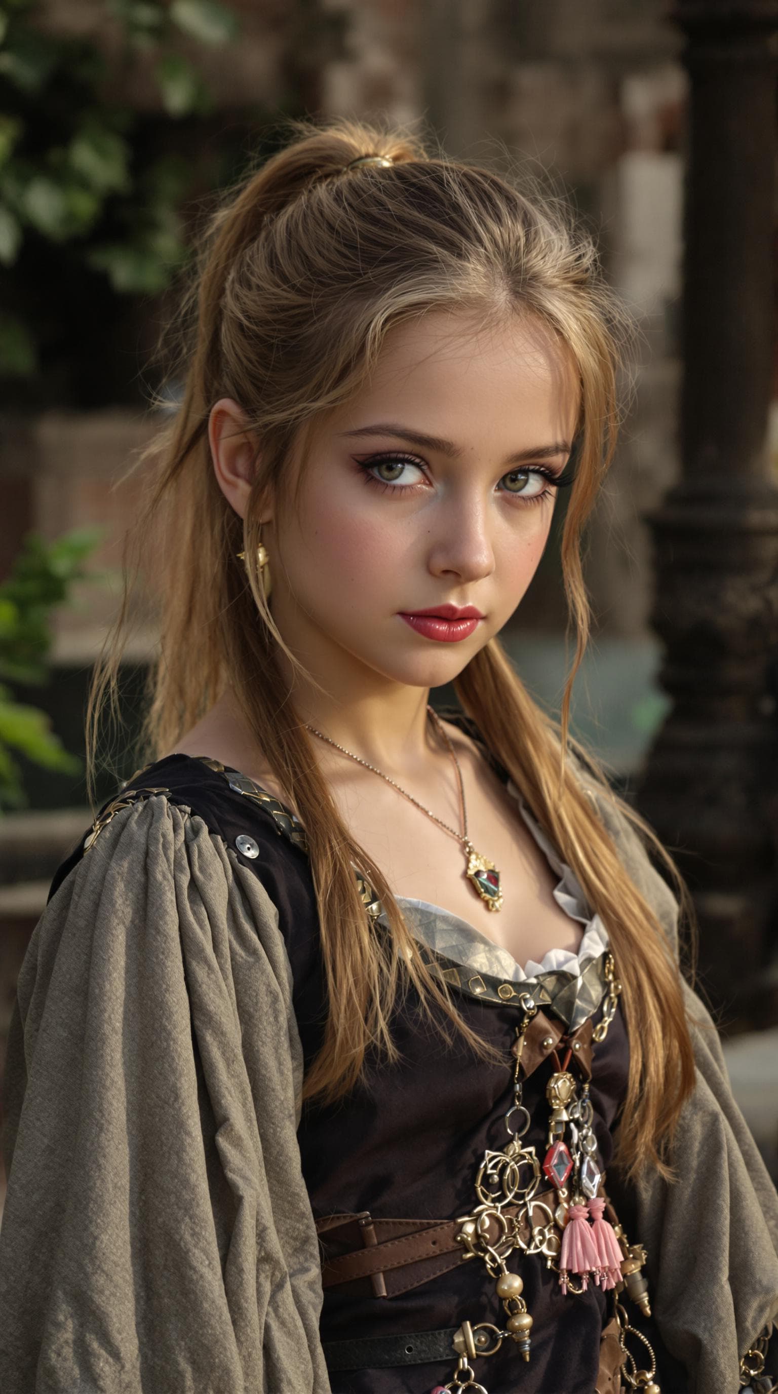 AI generated: a professional photo of a exceptionally beautiful girl in the world (age 11), (eleven year old), Ist...