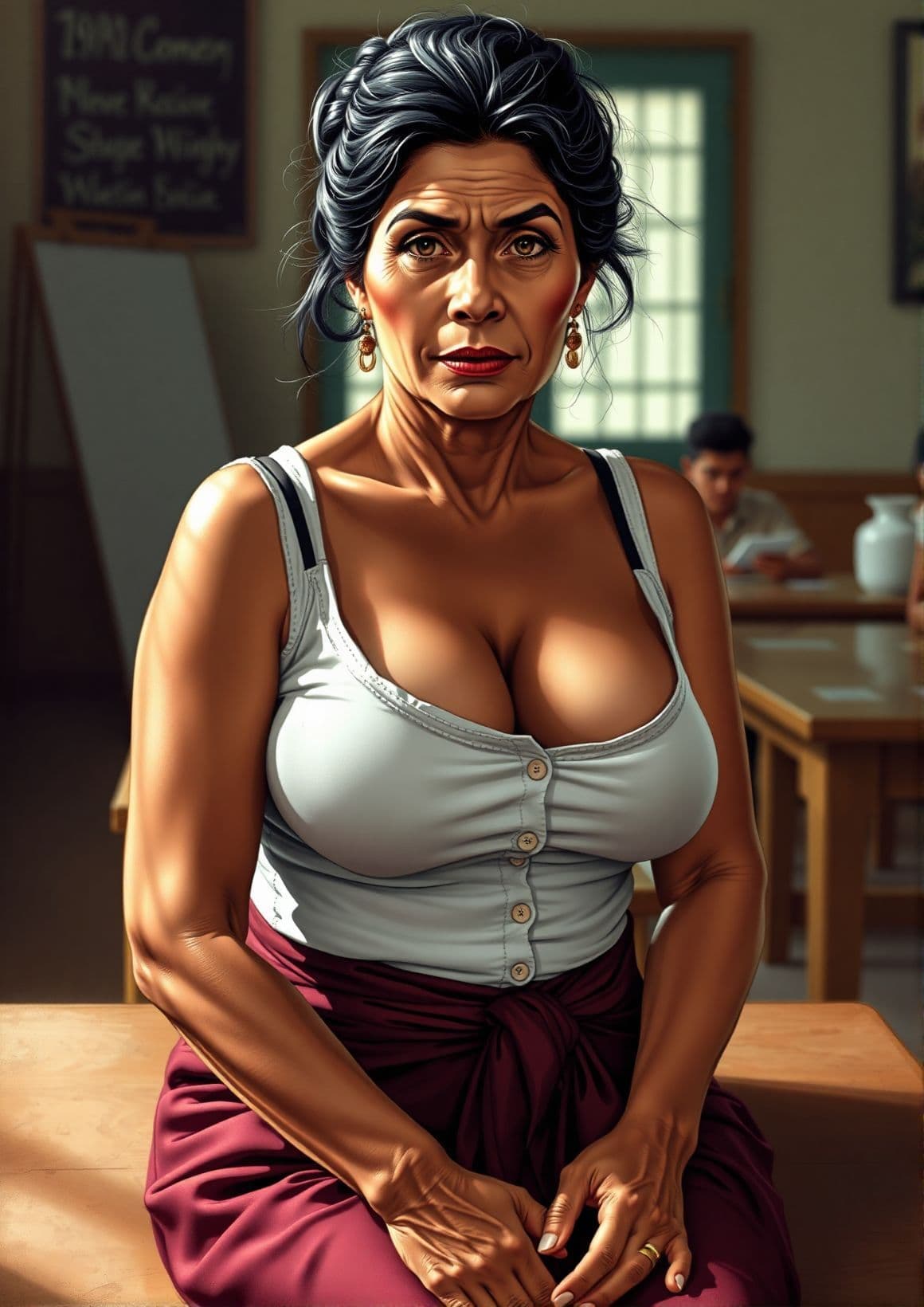AI generated: Francisco Solano López, an Argentine comic artist and illustrator renowned for his work in the adult...