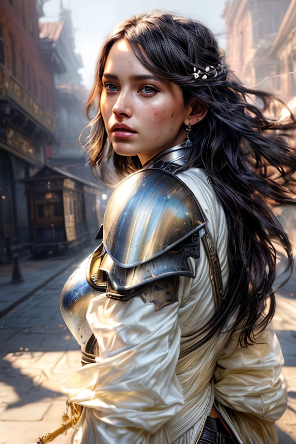 AI generated: modelshoot style, (extremely detailed CG unity 8k wallpaper), full shot body photo of the most beaut...
