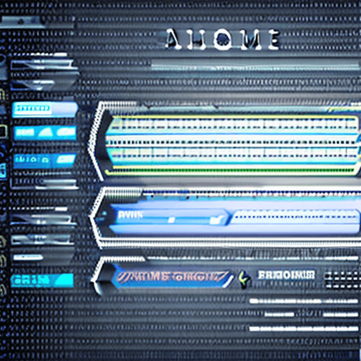 AI generated: home page, site web, ui design, awesome site web, futuristic, background dark blue, front end