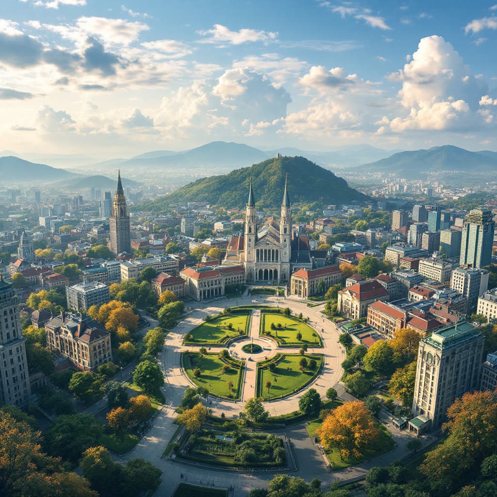 AI generated: A campus with beautiful scenery。
High resolution, length:width=2:1, suitable for 360° visualization....