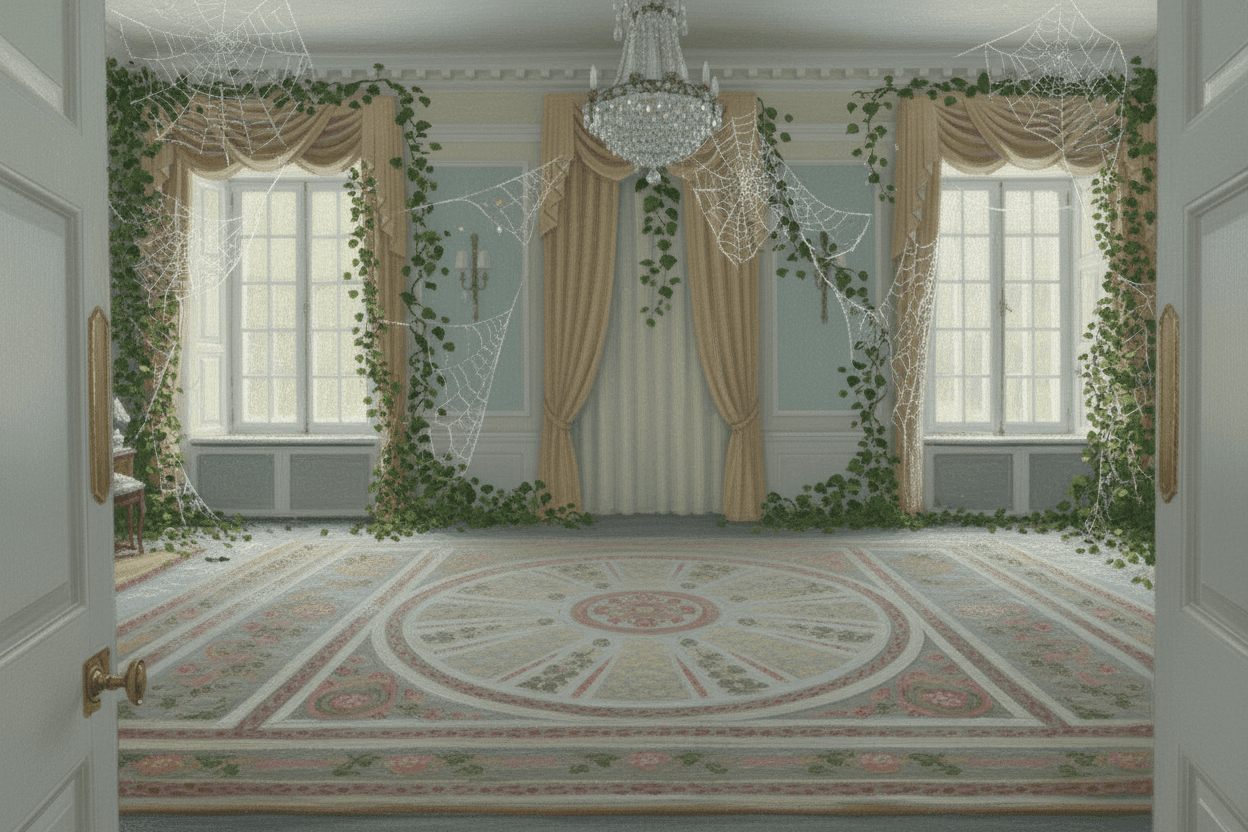 AI generated: make it in Clod Monet style, add some spider web,