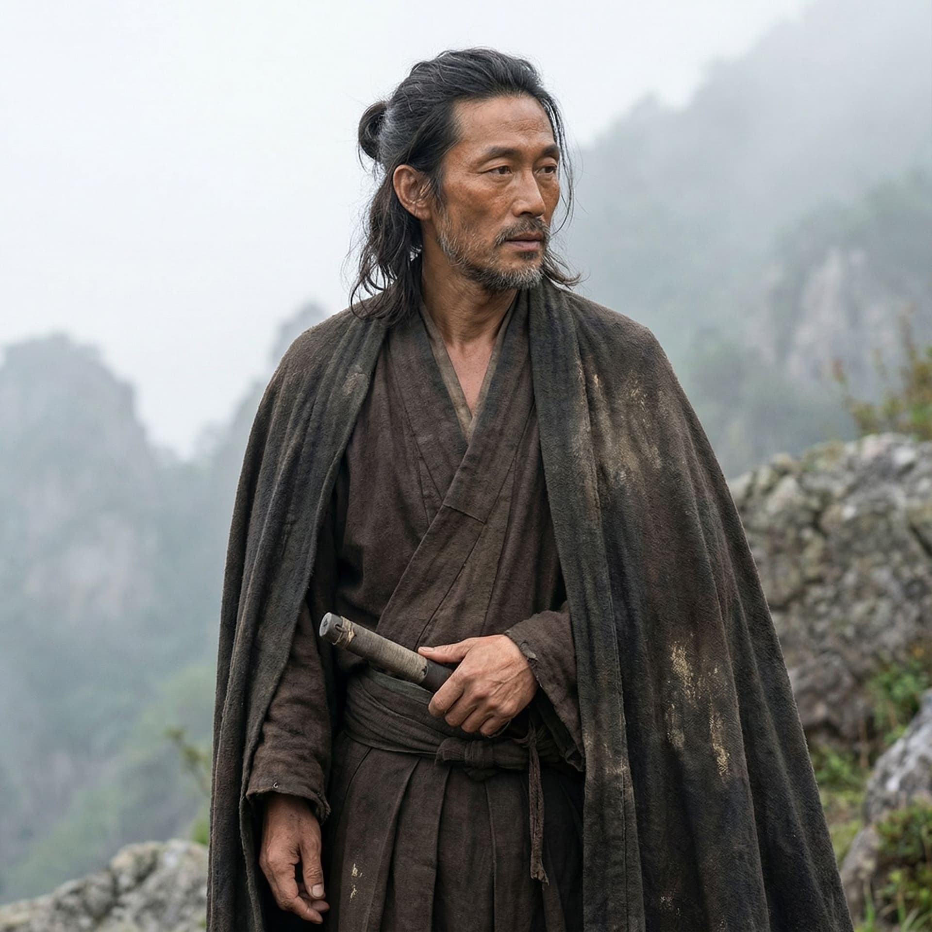 AI generated: A calm and restrained swordsman from ancient China,
lean and well-built, neither bulky nor fragile.
...