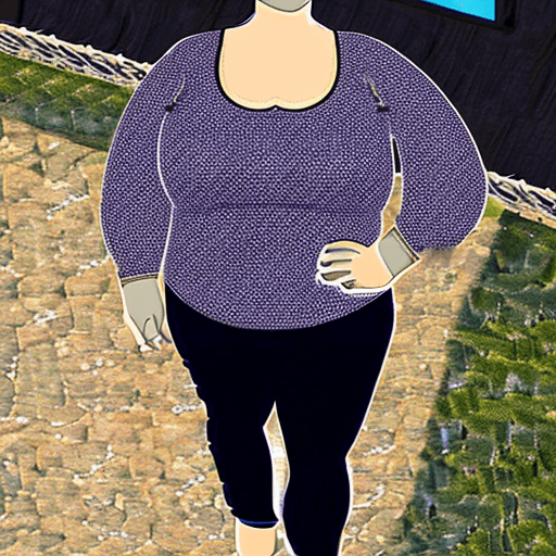 AI generated: lady with big breast 