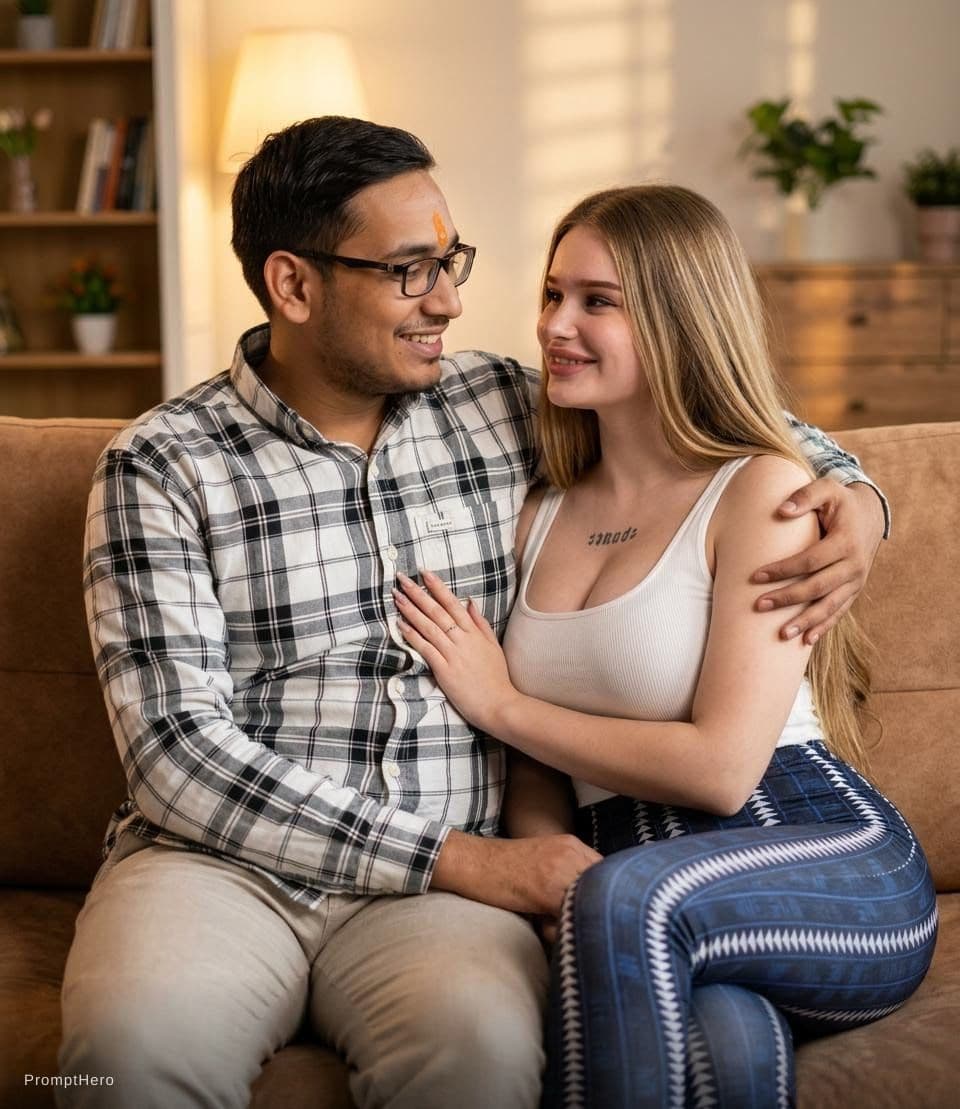 AI generated: a couple in love