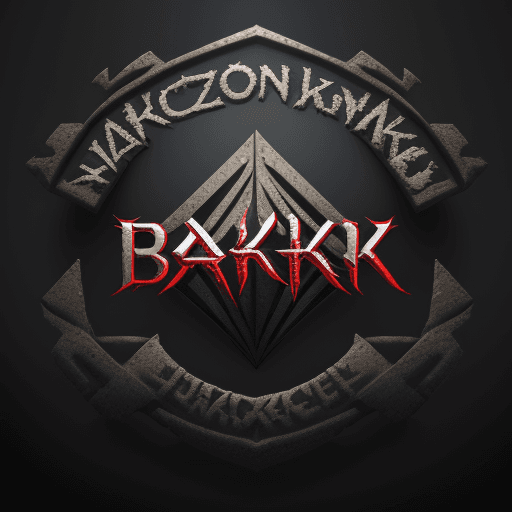 AI generated: Text "BACKEN" as Wacken Logo, Award winning masterpiece, trending on artstation, 8k, ultrarealistic
