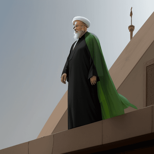 AI generated: The first imam of Shiites is powerful and with the greatness and honor of Islam, brave and very brav...