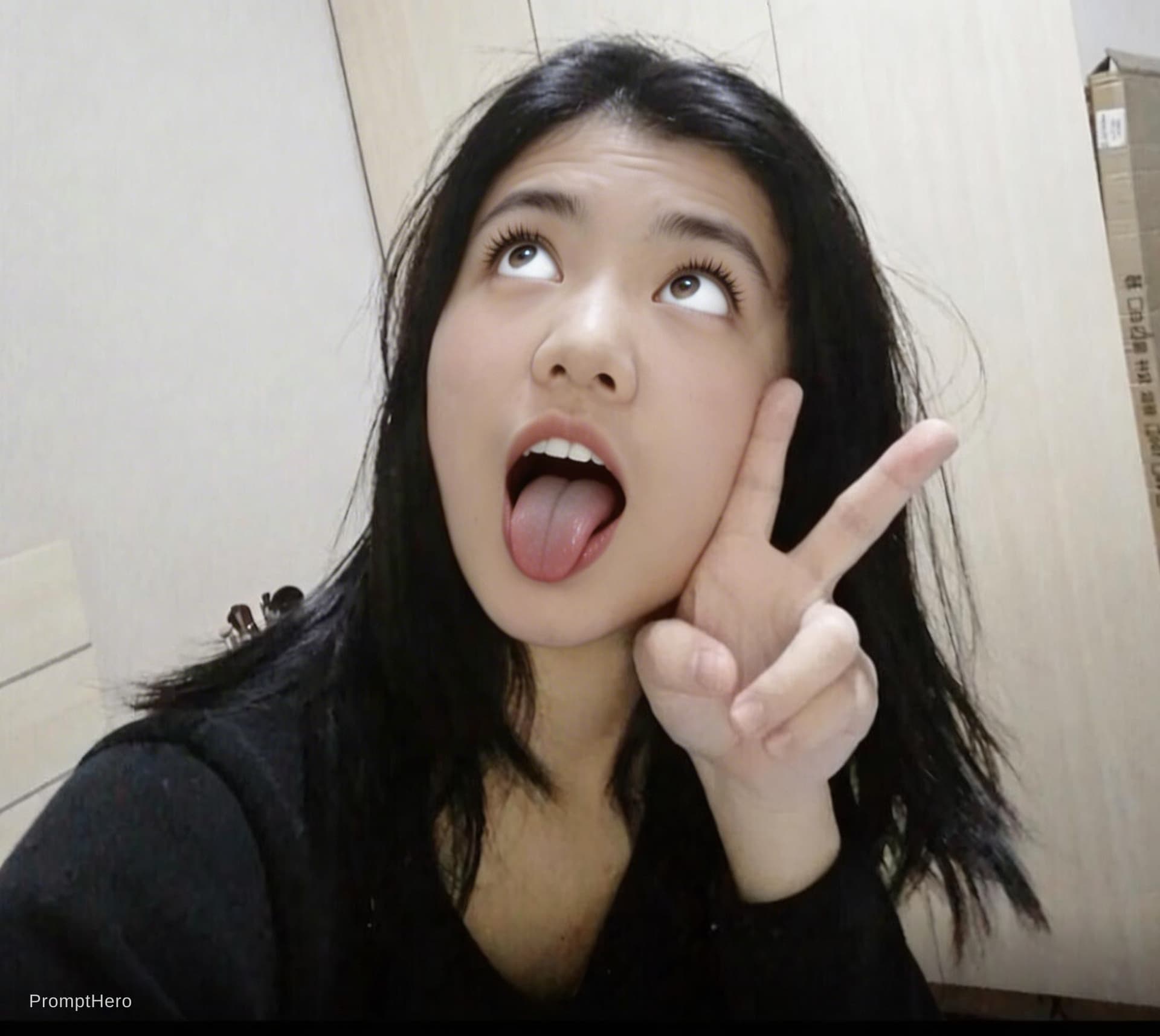 AI generated: Ahegao