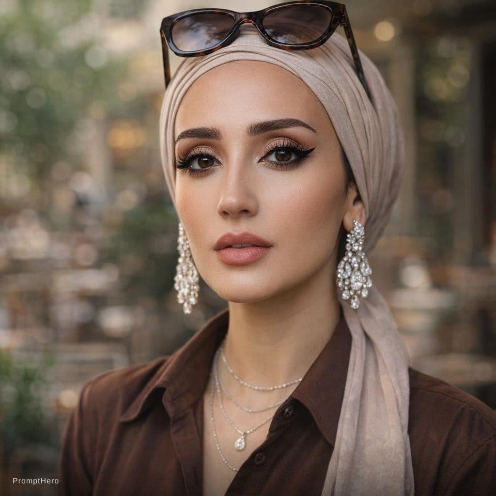 AI generated: {
  "image_analysis": {
    "subject": {
      "description": "Young woman",
      "expression": "Ne...