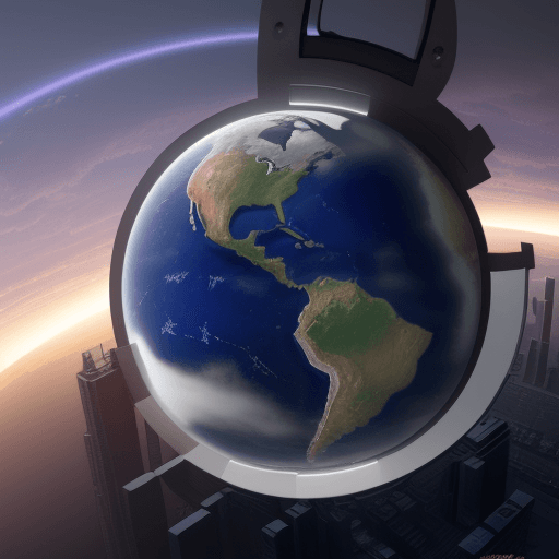 AI generated: Open Source, dawn of a new era, new world, tech