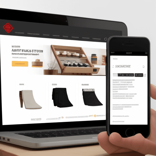 AI generated: an image for a online store , for all products
