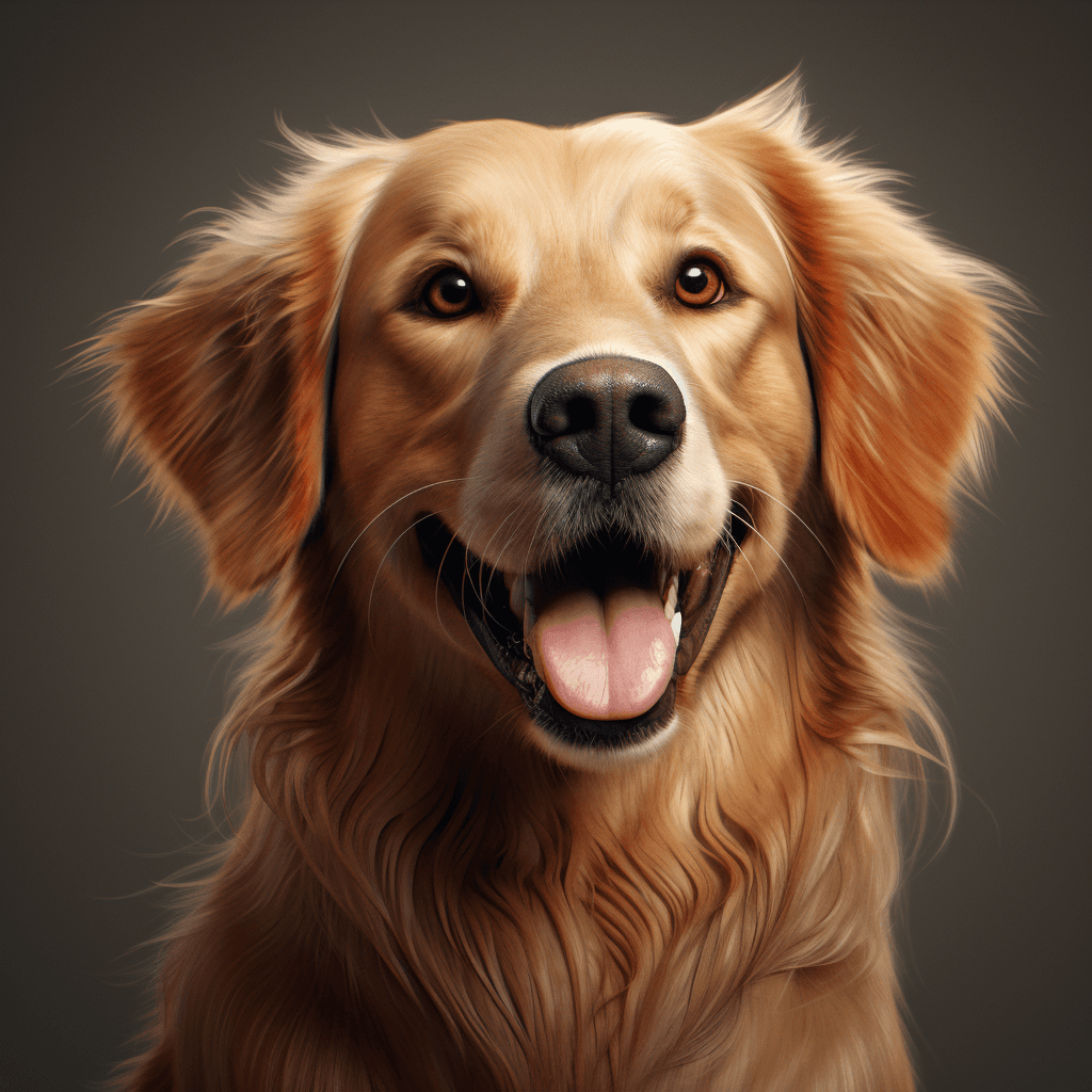 AI generated: playful golden retriever, dog, perfect face, perfect eyes, highly detailed, comprehensive cinematic,...