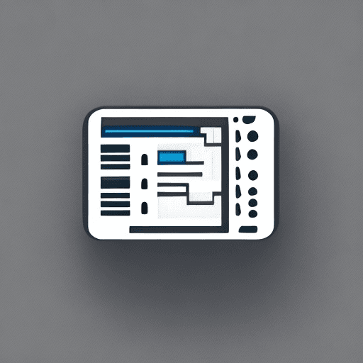 AI generated: developer icon, white background, ui, ux