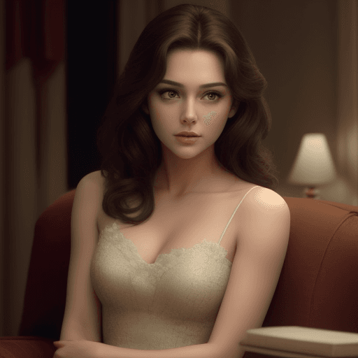 AI generated: like movie, beautiful actress