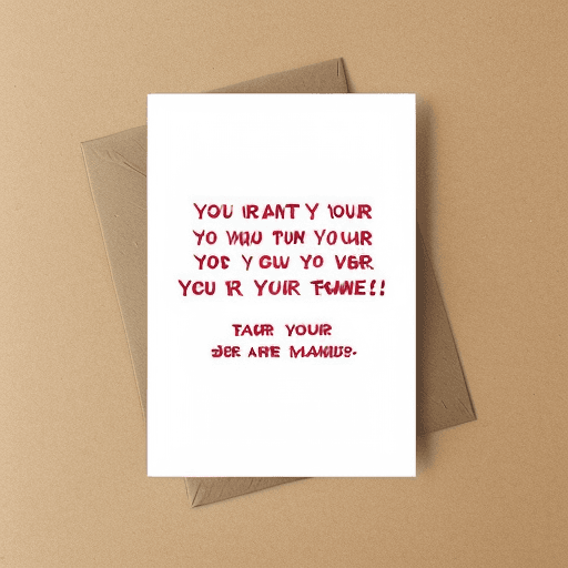 AI generated: bold border add bold text""😀thank😃you!"" complex greetings card include name "😀thank😃you!" anime...